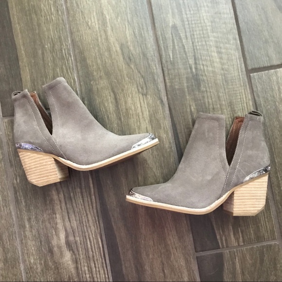 Jeffrey Campbell Shoes - Jeffrey Campbell Cromwell Booties Taupe Sz 5.5